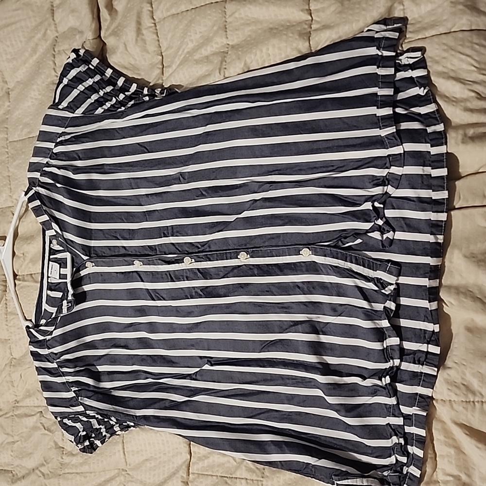 Old Navy Striped Button-Up Top